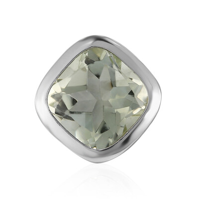 Colgante en plata con Amatista verde (MONOSONO COLLECTION)