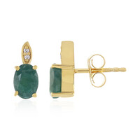 Pendientes en plata con Grandidierita