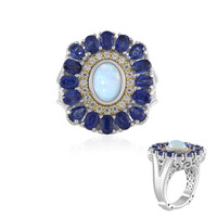 Anillo en plata con Ópalo de Welo (Dallas Prince Designs)