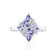 Anillo en plata con Tanzanita