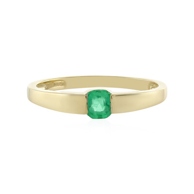 Anillo en oro con Esmeralda de Colombia