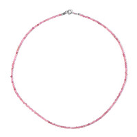 Collar en plata con Cuarzo Fresa