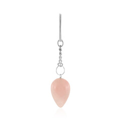 Llavero en latón con Cuarzo rosa