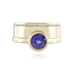 Anillo en oro con Tanzanita AAA (de Melo)