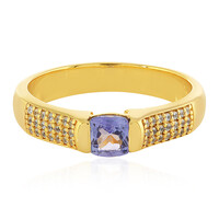 Anillo en plata con Tanzanita