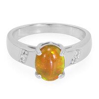 Anillo en plata con Ópalo de Kalimaya