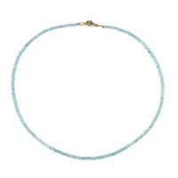 Collar en plata con Apatita azul
