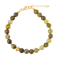Brazalete en plata con Grosularia