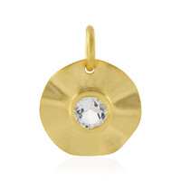 Colgante en plata con Cuarzo blanco