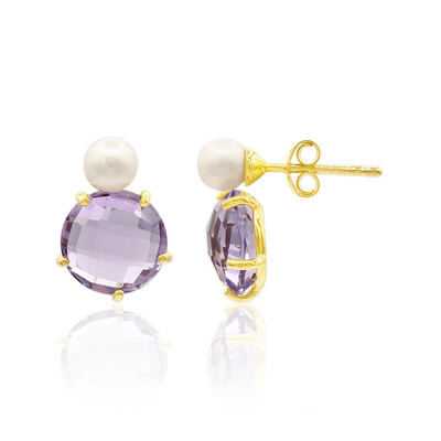 Pendientes en plata con Amatista