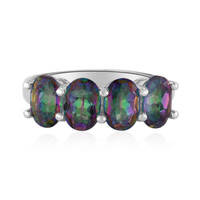 Anillo en plata con Cuarzo místico