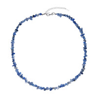 Collar en plata con Cuarzo azul