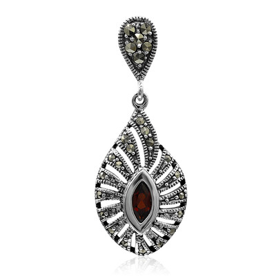 Colgante en plata con Granate de Mozambique