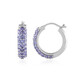 Pendientes en plata con Tanzanita