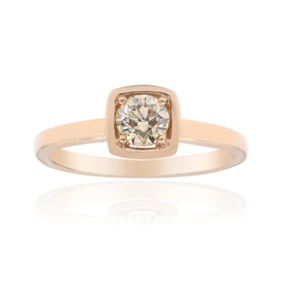 Anillo en oro con Diamante rosa de Francia de Argyle VS1 (Annette)
