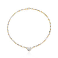 Collar en latón con Diamante I3 (I) (Juwelo Style)