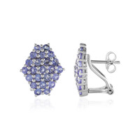 Pendientes en plata con Tanzanita