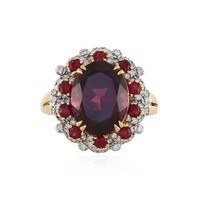 Anillo en oro con Umbalita AAA (D'vyere)