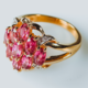 Anillo en plata con Granate de Malaya
