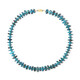 Collar en plata con Turquesa de Kingman(Adela Silber)