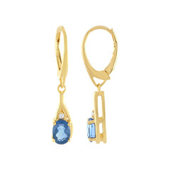 Pendientes en plata con Fluorita de color cambiante