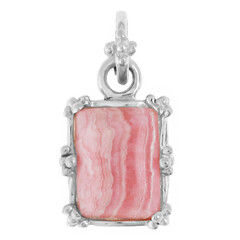 Colgante en plata con Rodocrosita (Art of Nature)