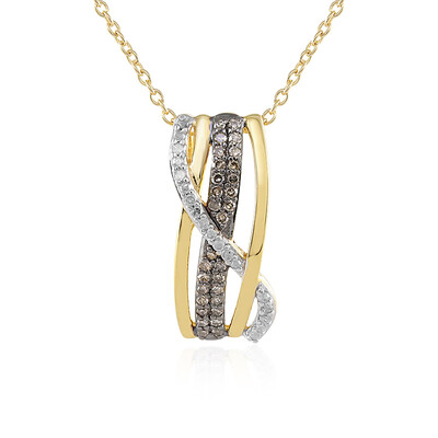 Collar en plata con Diamante I3 champán
