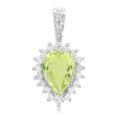 Colgante en plata con Turmalina cuprífera