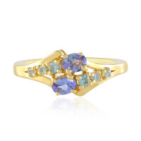 Anillo en plata con Tanzanita