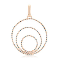 Colgante en plata con Diamante fantasía