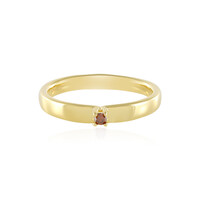Anillo en plata con Diamante rojo I2