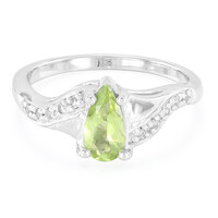 Anillo en plata con Turmalina