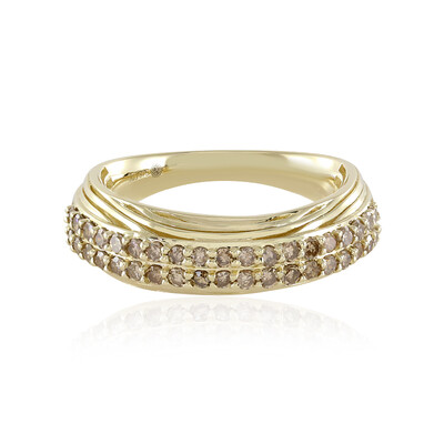 Anillo en oro con Diamante champán I2 (Ornaments by de Melo)