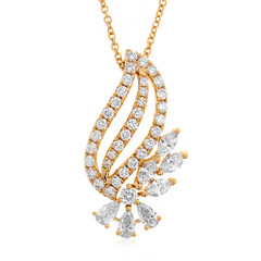 Collar en oro con Diamante limpio a lupa F (LUCENT DIAMONDS)
