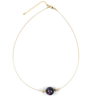 Collar en plata con Charoita