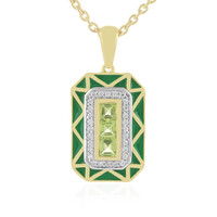 Collar en plata con Peridoto