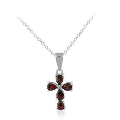Collar en plata con Granate