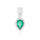 Colgante en plata con Ónix verde