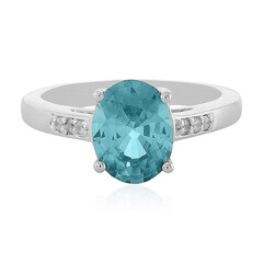 Anillo en plata con Zircón de Ratanak Kirí