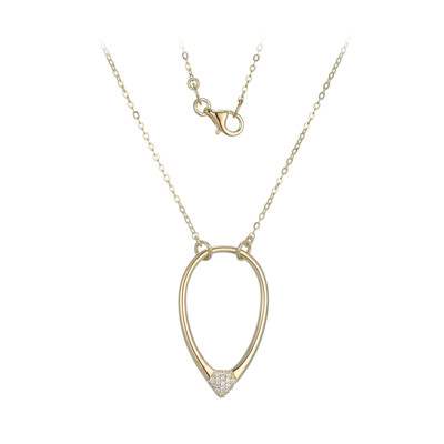 Collar en plata con Zircón (Adela Silber)