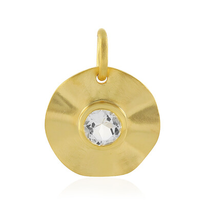 Colgante en plata con Cuarzo blanco