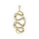 Colgante en oro con Diamante champán I2 (Ornaments by de Melo)