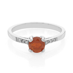 Anillo en plata con Ópalo de fuego de Salamanca