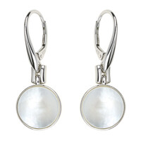 Pendientes en plata con Nácar