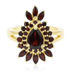 Anillo en plata con Granate