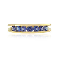 Anillo en oro con Tanzanita AAA (de Melo)