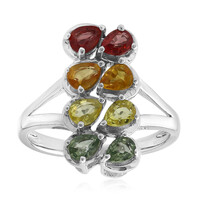 Anillo en plata con Zafiro