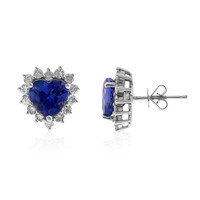 Pendientes en oro con Tanzanita AAA (CIRARI)