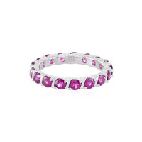 Anillo en plata con Rodolita