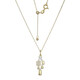 Collar en plata con Topacio blanco (Adela Silber)